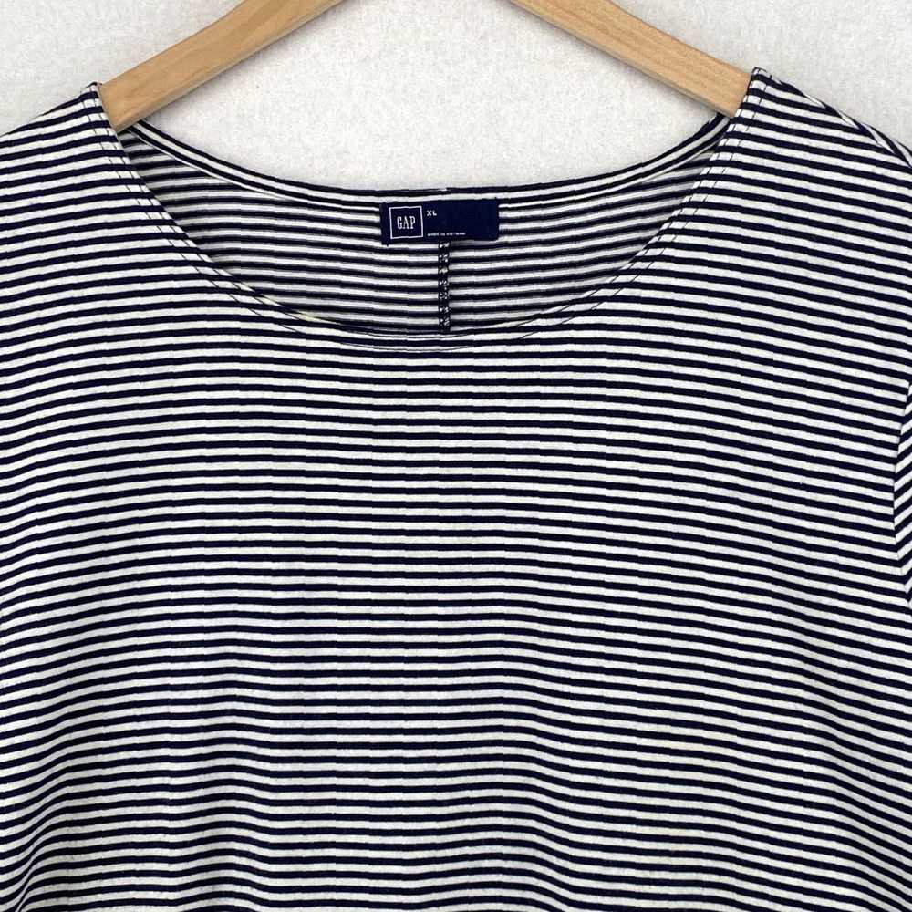 Gap Cotton Modal Jersey Striped Shift Tunic Mini … - image 4