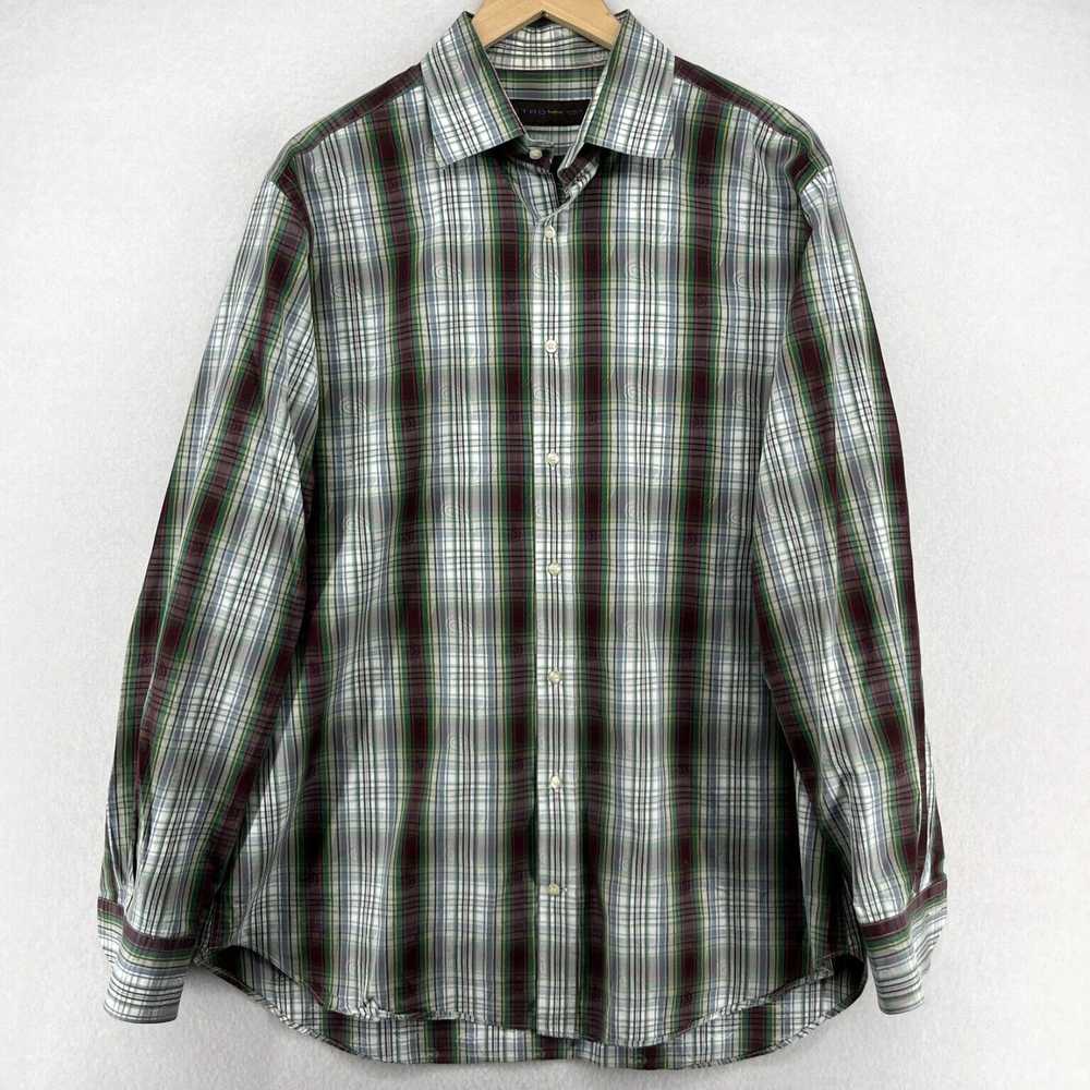 Etro ETRO Mens XL Ombre Effect Plaid Jacquard Pai… - image 4