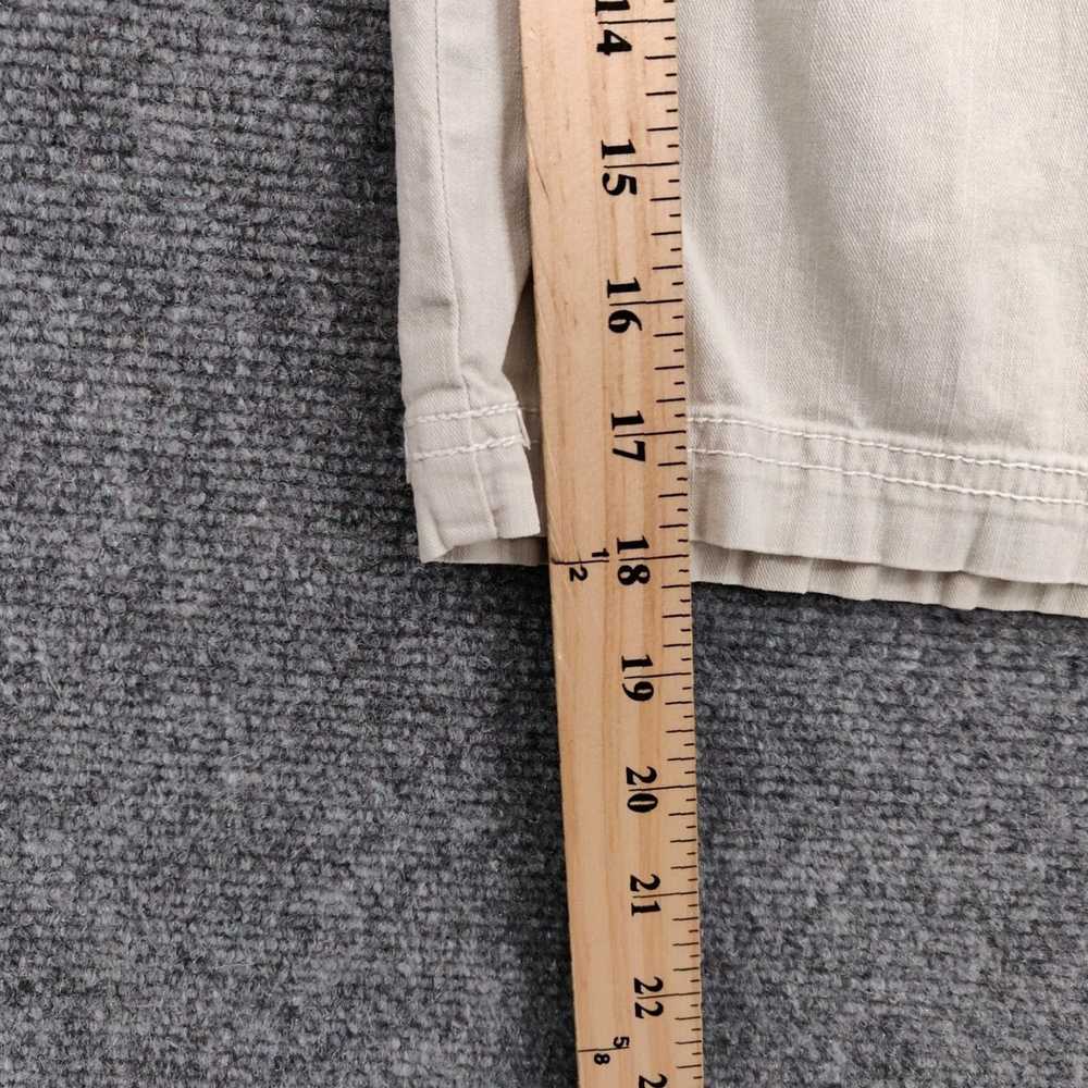 Dockers Cropped Beige Flat Front Cotton Blend Pan… - image 7