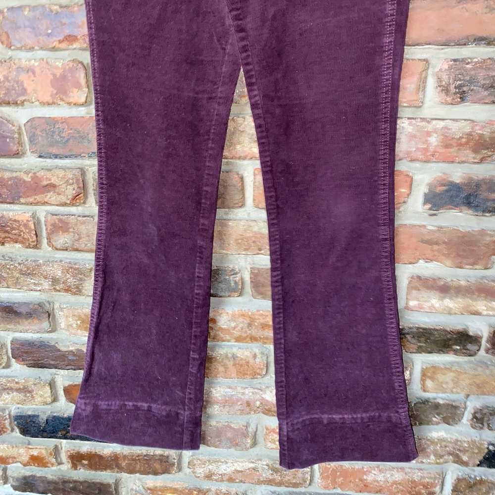 Old Navy Old Navy Burgundy Red Corduroy Mid-Rise … - image 3