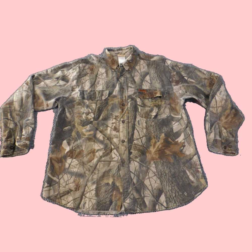 Vintage Authentic Mens Large Real Tree Camouflage… - image 1