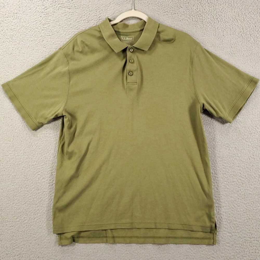 Vintage Mens Classic Green Pima Cotton Pullover S… - image 1