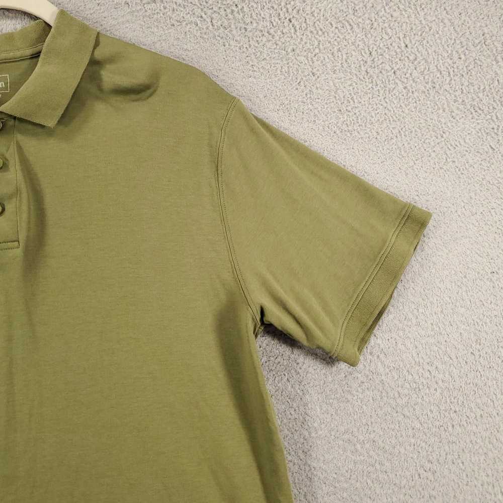 Vintage Mens Classic Green Pima Cotton Pullover S… - image 3