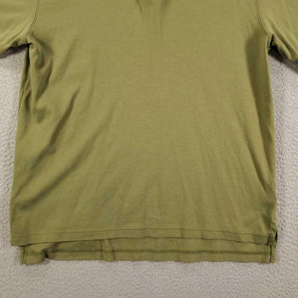 Vintage Mens Classic Green Pima Cotton Pullover S… - image 4