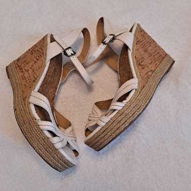 Sonoma Wedge Cork Espadrille 4" Heel Sandals Sonom