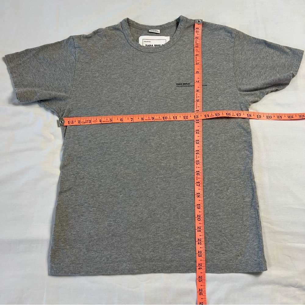 Zara Zara Collection XS Basic Grey T-Shirt Short … - image 4