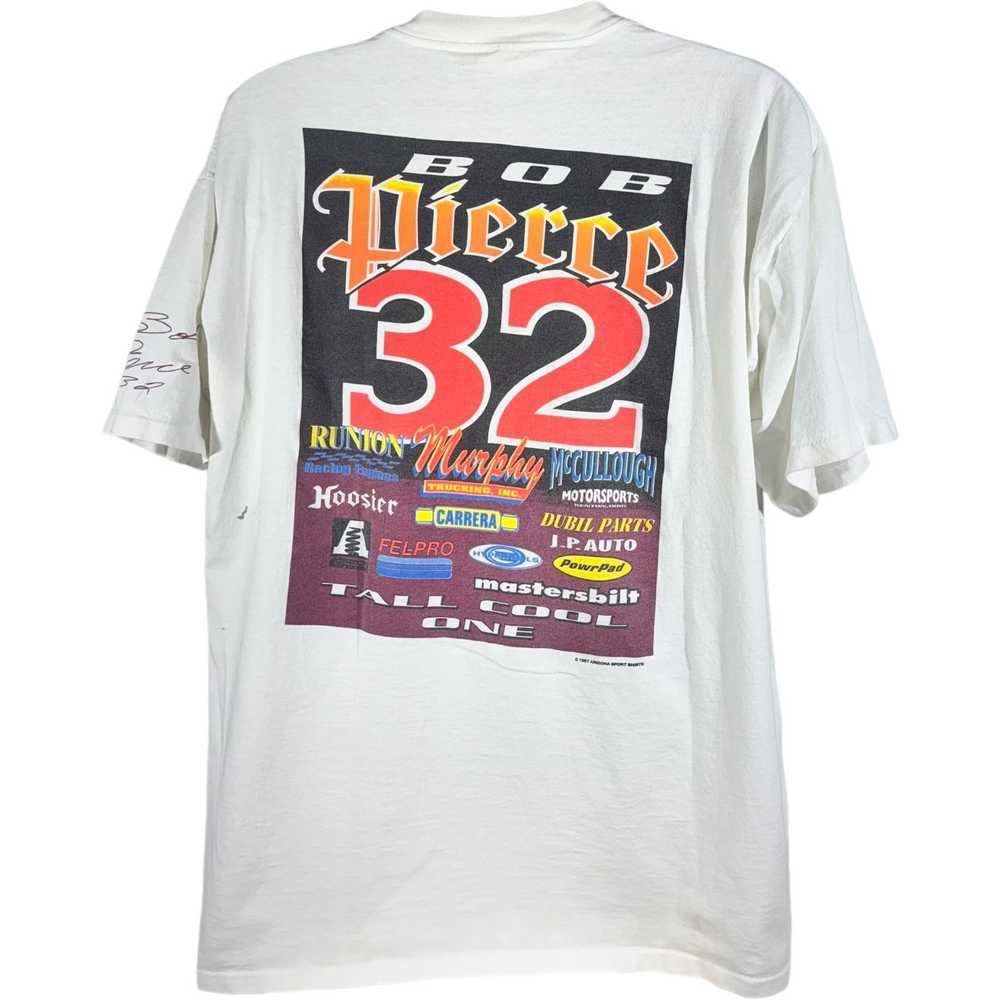 AriZona Vintage NASCAR Bob Pierce Tee - image 5