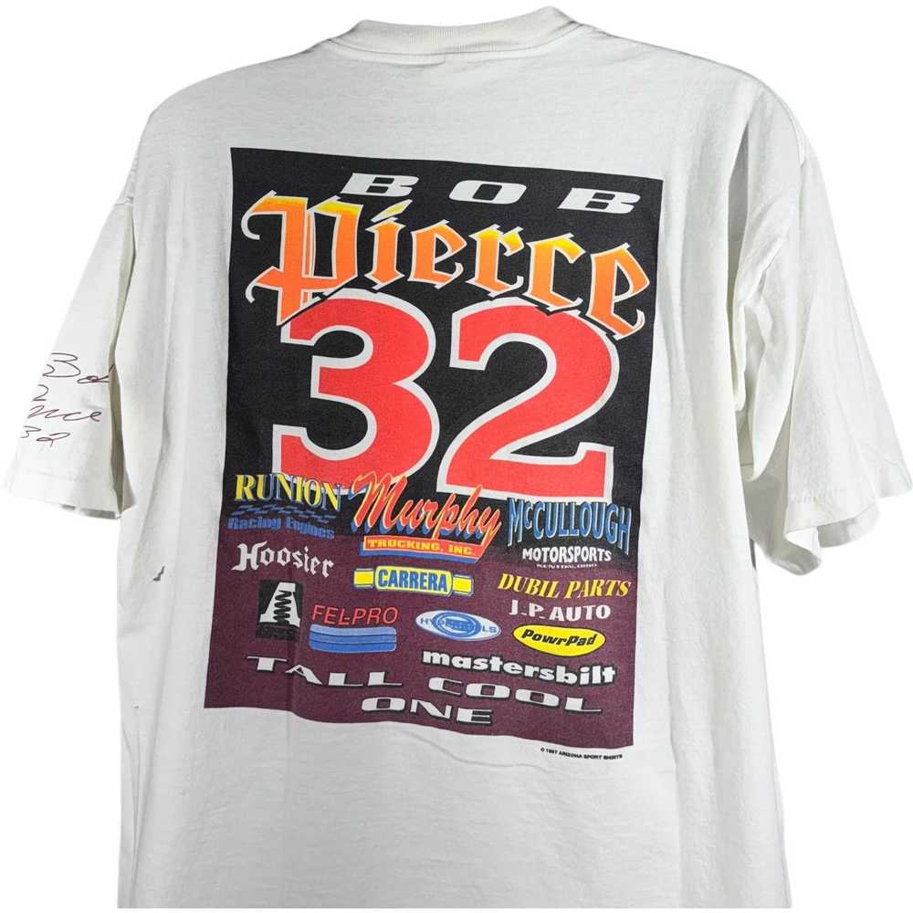 AriZona Vintage NASCAR Bob Pierce Tee - image 6