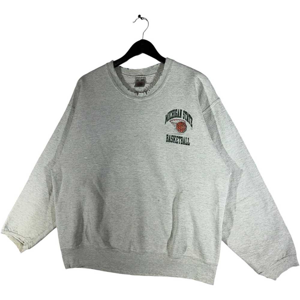 Vintage Vintage Michigan State Basketball Crewneck - image 3