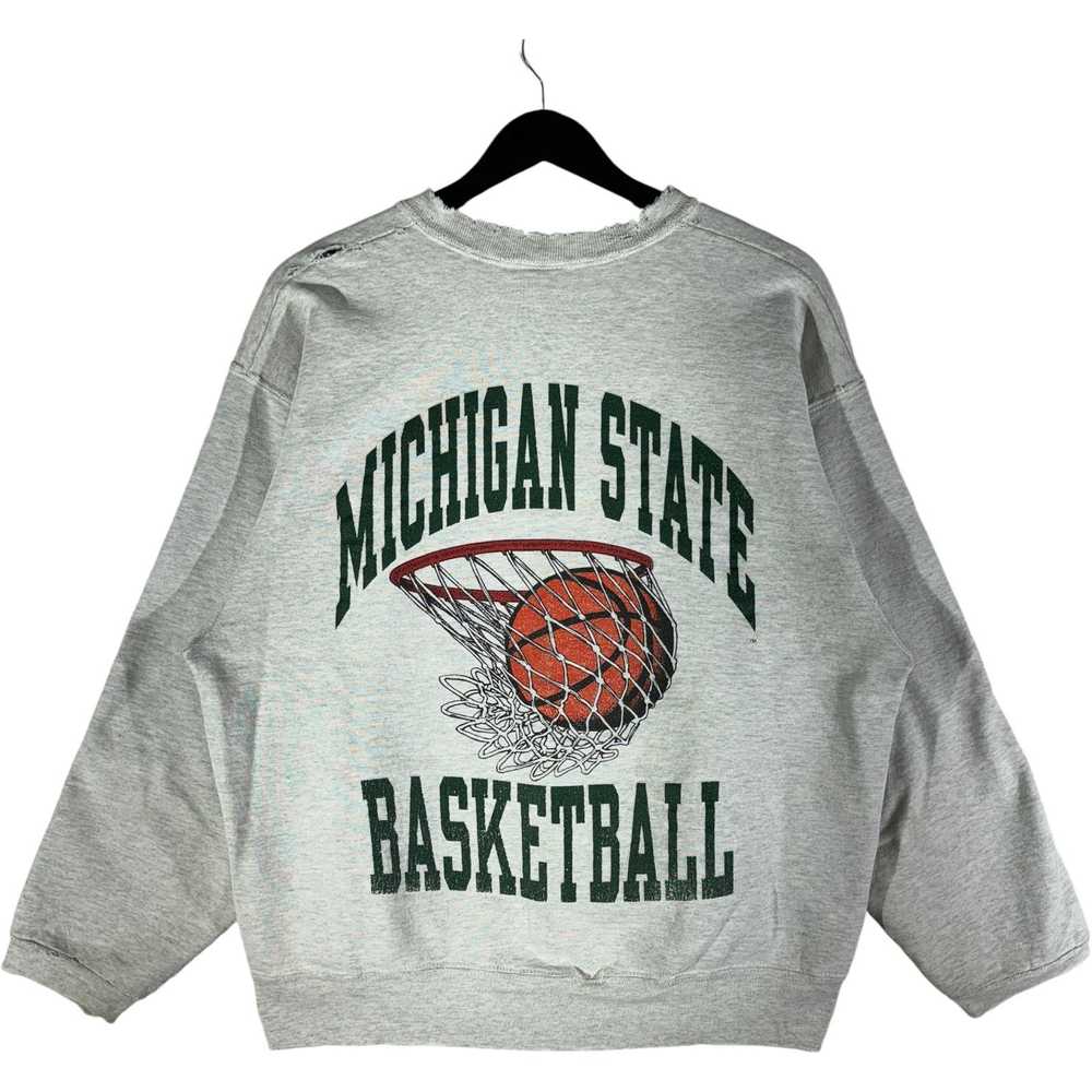 Vintage Vintage Michigan State Basketball Crewneck - image 5