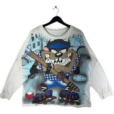 90s HOCKEY L/S Tシャツ 目玉 ロンT M ヴィンテージ s-l400.jpg