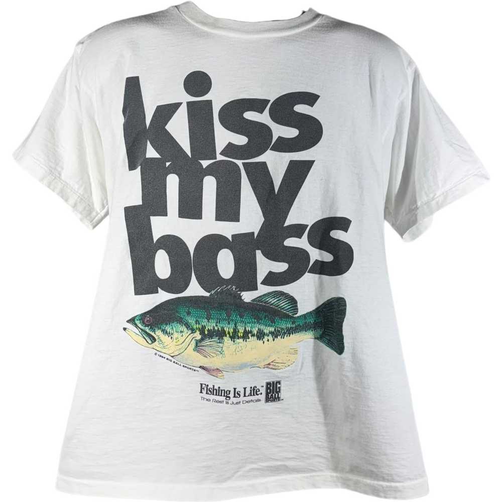 Vintage Vintage Big Ball Sports "Kiss My Bass" Fi… - image 1