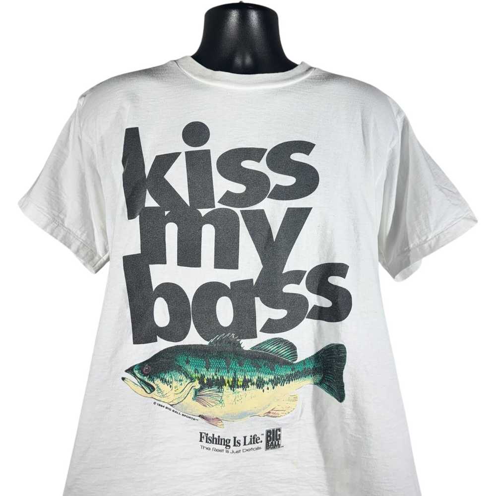 Vintage Vintage Big Ball Sports "Kiss My Bass" Fi… - image 2