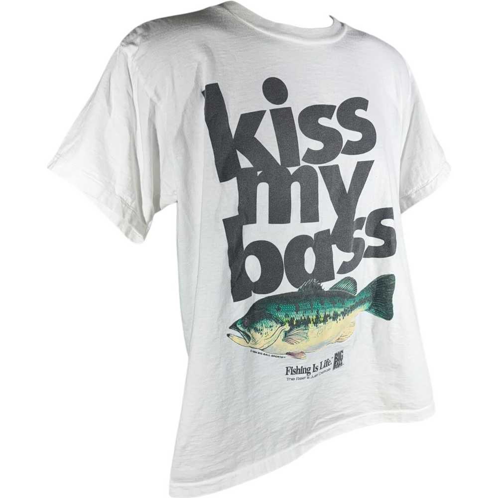 Vintage Vintage Big Ball Sports "Kiss My Bass" Fi… - image 4