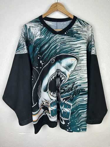 Ccm × NHL × Vintage 90s Vintage CCM San Jose Shar… - image 1