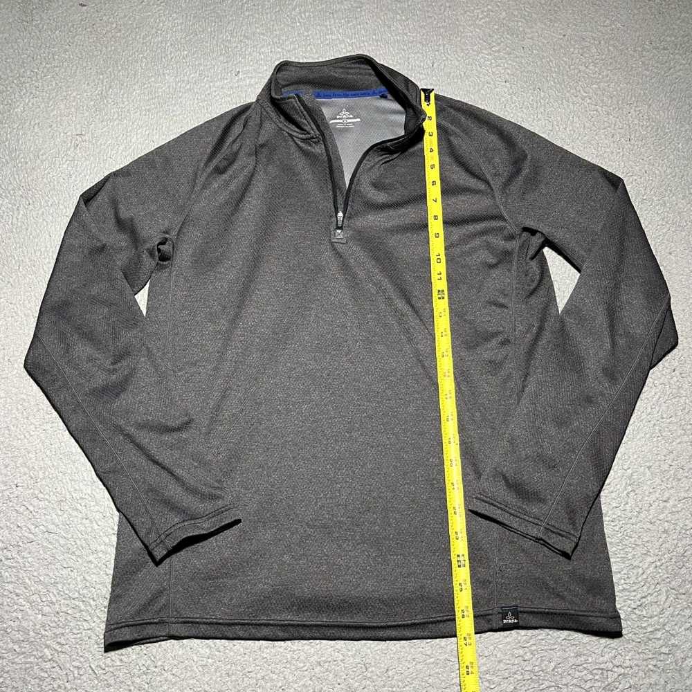 Prana Gray Long Sleeve Outdoor Polyester Mens Med… - image 2