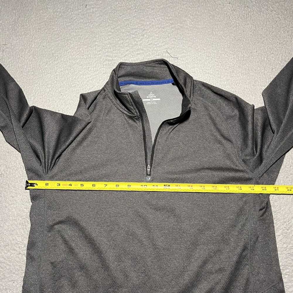 Prana Gray Long Sleeve Outdoor Polyester Mens Med… - image 4