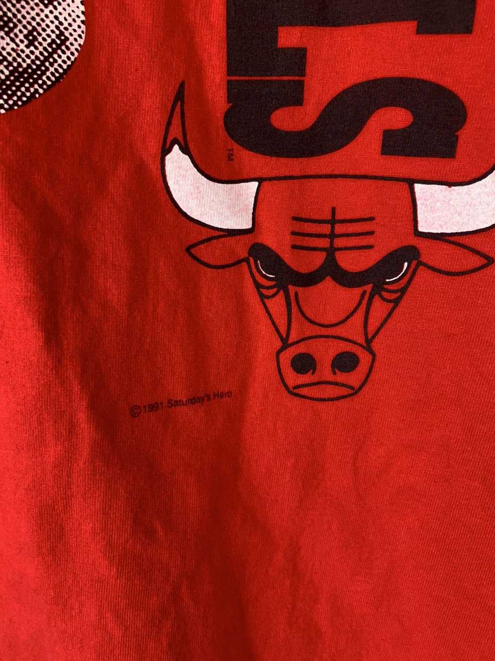 Chicago Bulls × Vintage Vintage 1991 Saturday’s H… - image 2