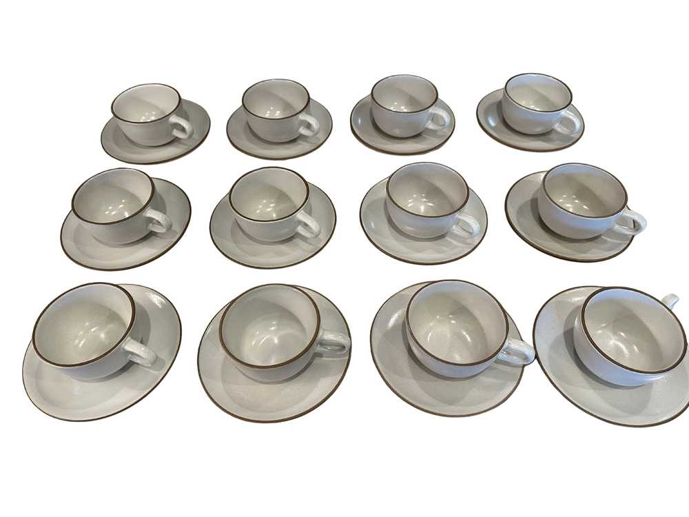 Heath Ceramics Set of 12 Cup and saucer - image 1