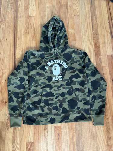 Bape 1st Camo College Pullover Hoodie