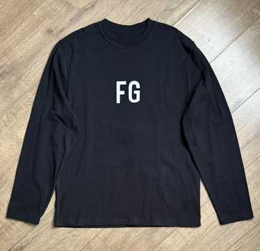 Fear of God FEAR OF GOD LONG SLEEVE FG Black Tee … - image 1