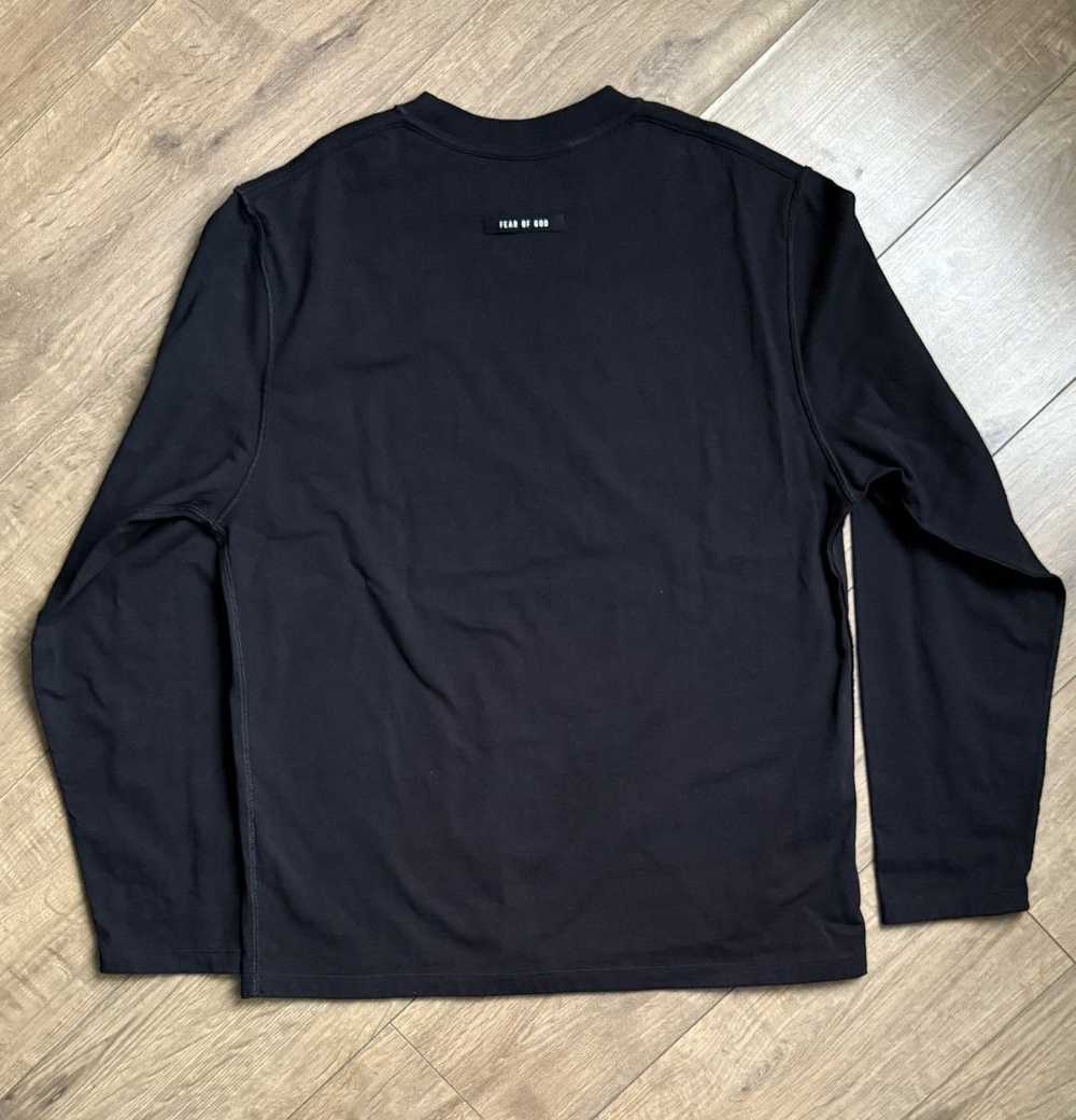 Fear of God FEAR OF GOD LONG SLEEVE FG Black Tee … - image 2