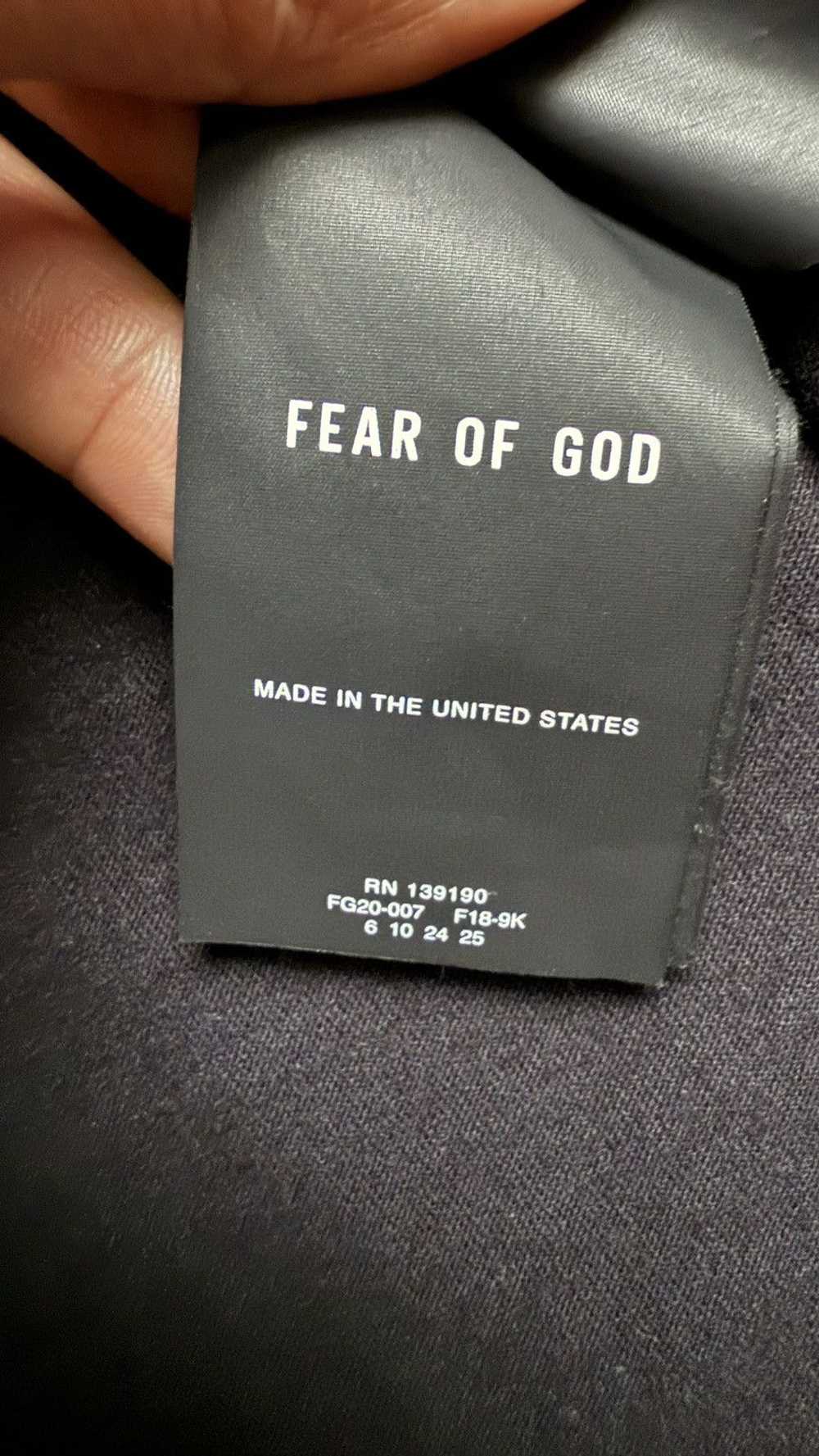 Fear of God FEAR OF GOD LONG SLEEVE FG Black Tee … - image 5