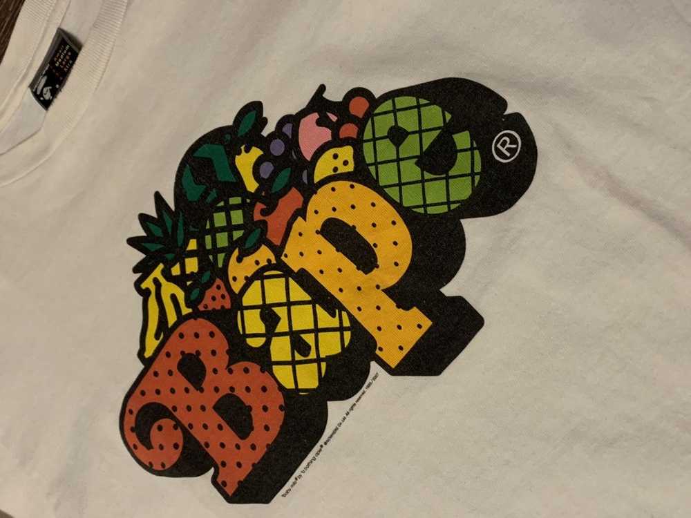 Bape 2008 OG Baby Milo BAPE Fruit Logo L/S Spello… - image 4