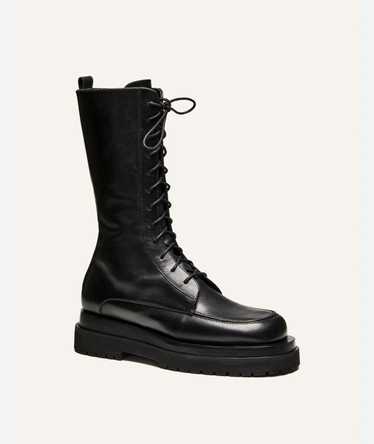 Magda Butrym Magda Butrym Black Leather Combat Boo