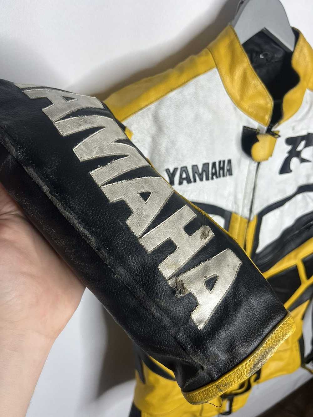 Leather Jacket × Vintage × Yamaha 🏎️Vintage 90s … - image 10