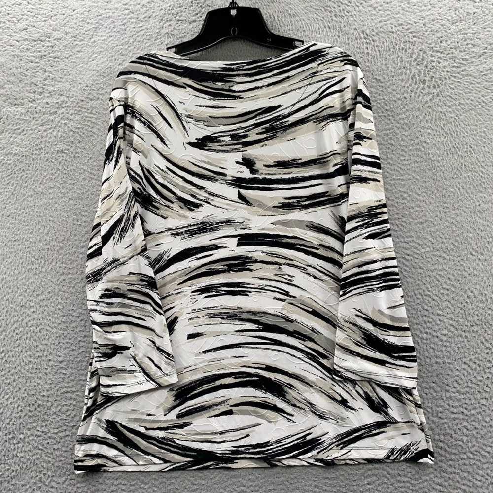 JM Collection Women's XL Artistic Fashion Top in … - image 2