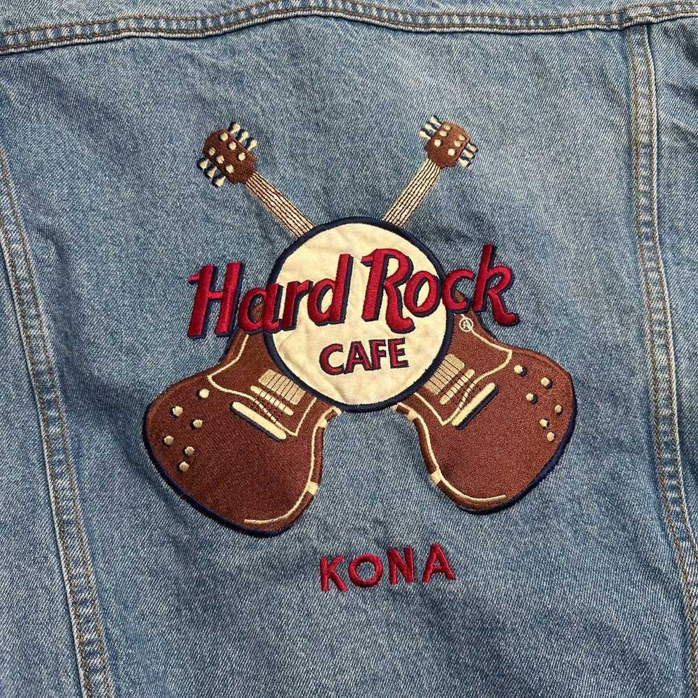 Hard Rock Cafe Vintage Hard Rock Kona Denim Jacke… - image 6