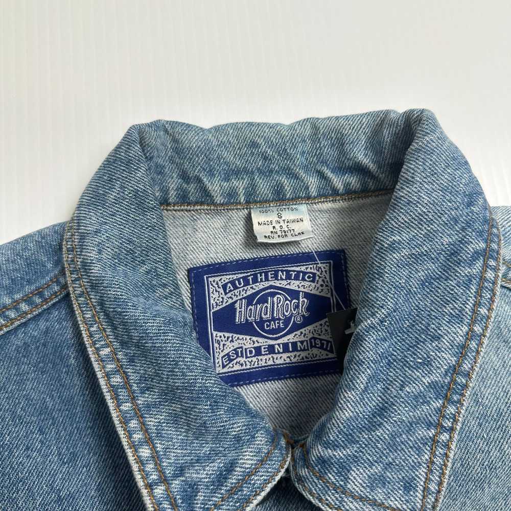 Hard Rock Cafe Vintage Hard Rock Kona Denim Jacke… - image 8