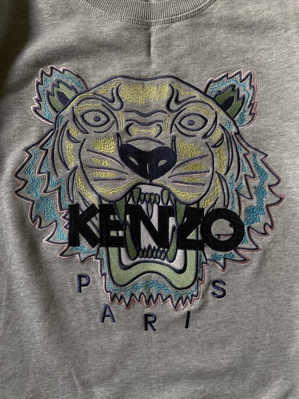 Designer × Kenzo × Streetwear Kenzo crewneck tige… - image 2