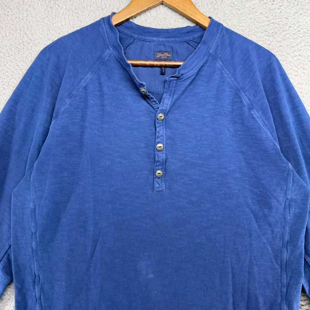 Henleys Good Man Brand Solid Blue Large Men's Pre… - image 2