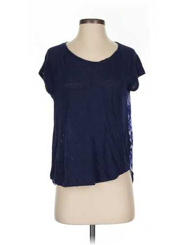 Talbots Women Blue Short Sleeve Top XS