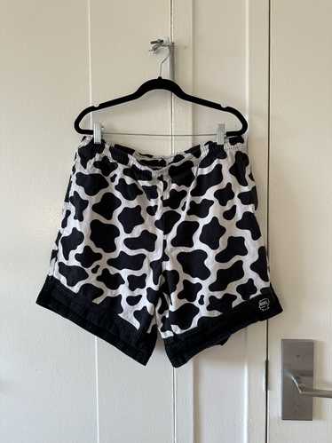 Brain Dead Brain Dead Cow Print Drawstring Shorts