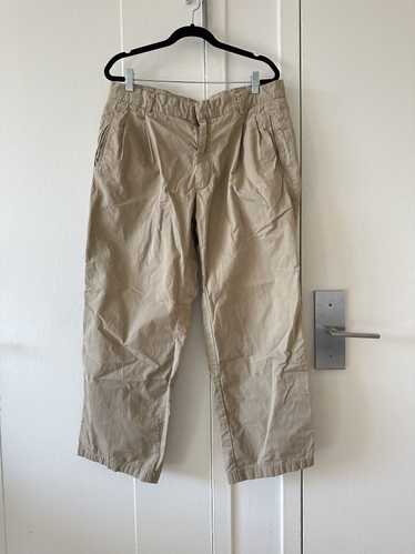 Stone Island Stone Island Wide Leg Pleated Trouser