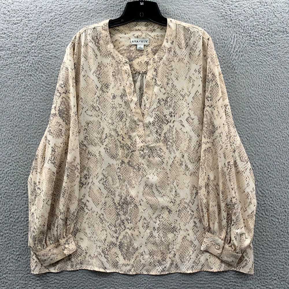 Vintage Luxurious Long Sleeve Sheer Tops for Wome… - image 1