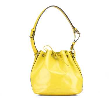 Yellow Louis Vuitton Epi Noe BB Bucket Bag