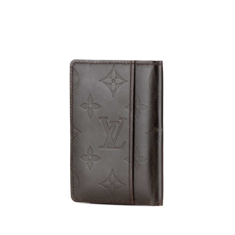 Black Louis Vuitton Monogram Mat Pocket Organizer - image 2