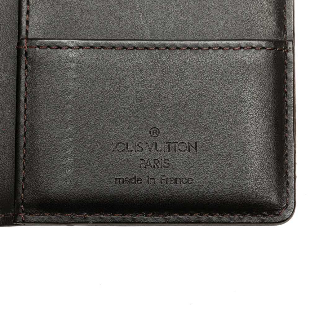 Black Louis Vuitton Monogram Mat Pocket Organizer - image 4