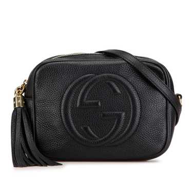 Black Gucci Small Leather Soho Disco Crossbody