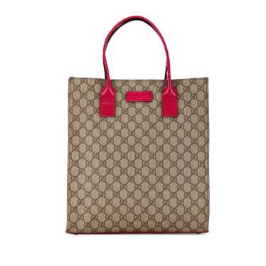 Brown Gucci GG Supreme Tote