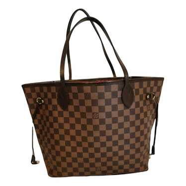 Louis Vuitton Neverfull leather tote