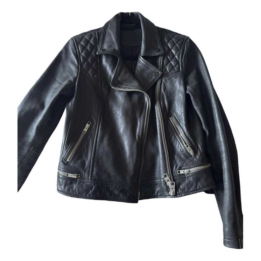 All Saints Leather biker jacket - image 1