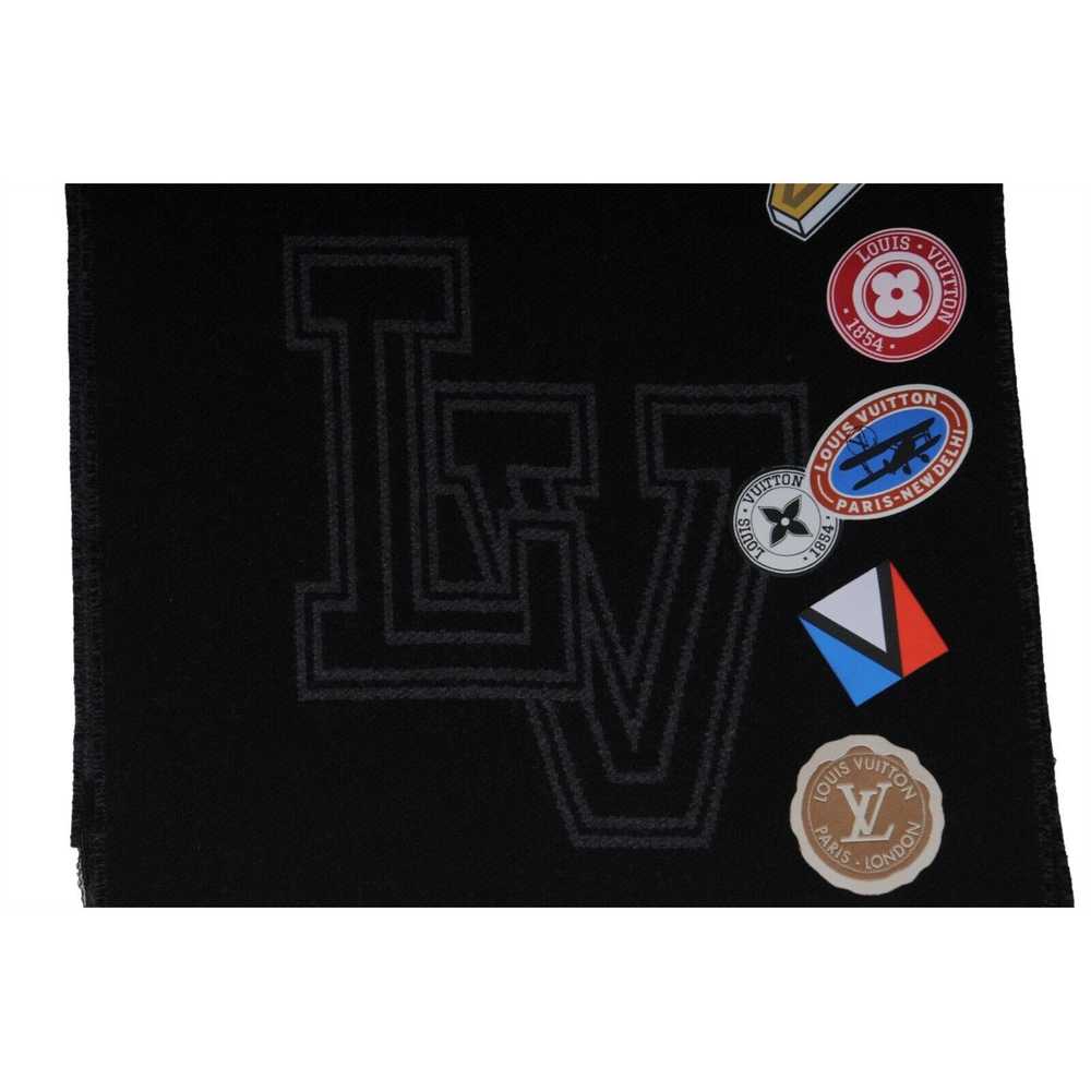 Louis Vuitton Lv Logo College League Fringe Scarf… - image 2