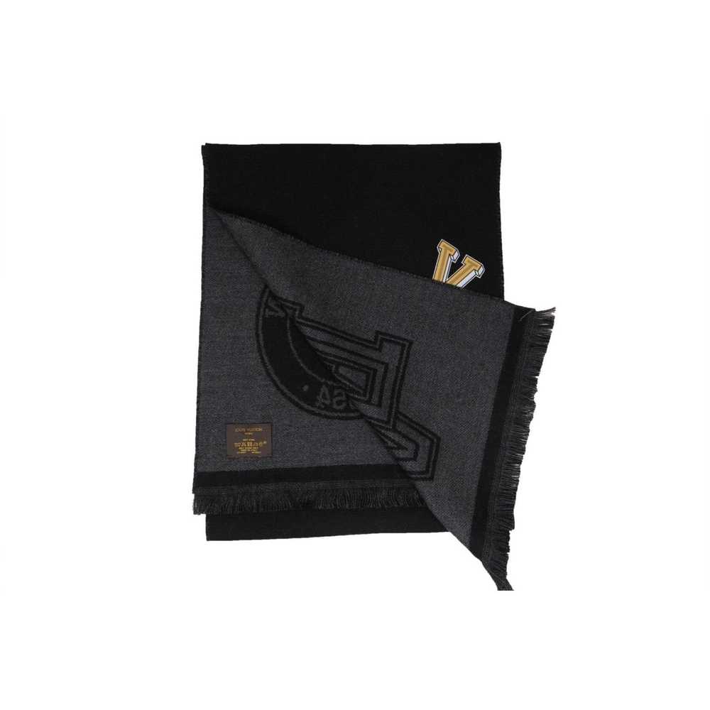 Louis Vuitton Lv Logo College League Fringe Scarf… - image 9