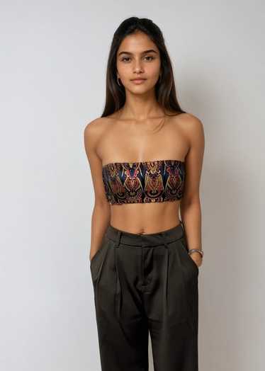 Dries Van Noten Printed Crop Top