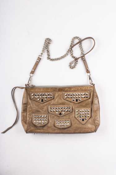 Rebecca Minkoff Brown Leather Spike Bag